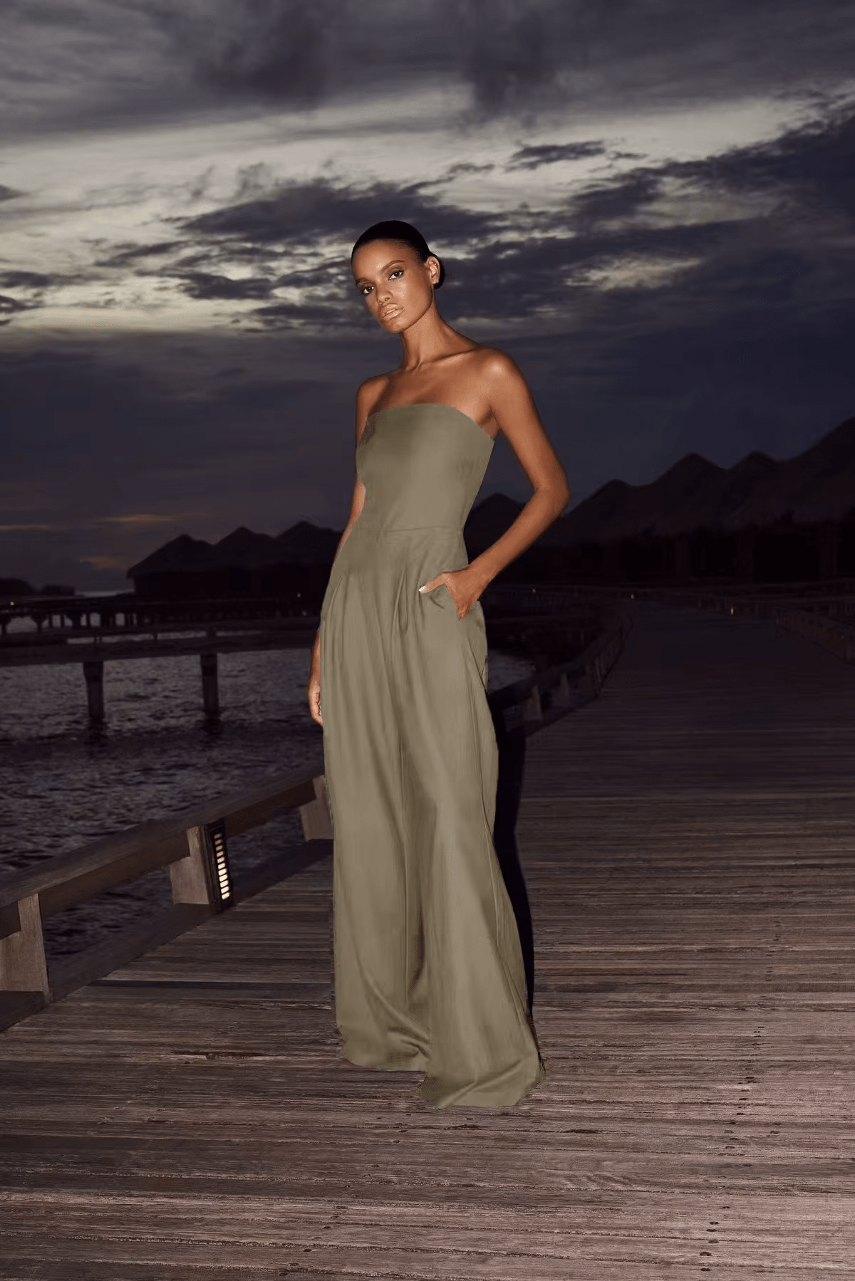 Blingy Sunset Jumpsuit – Kombinezon Bez Ramiączek