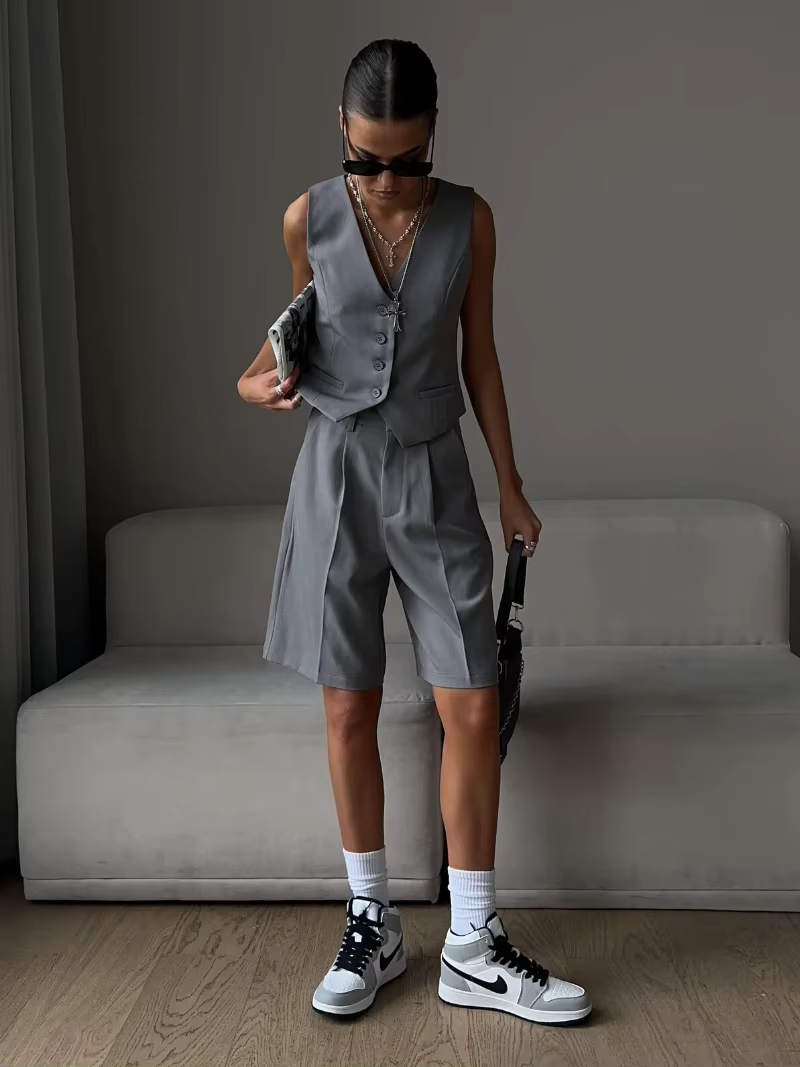 Blingy Smart Set – Kamizelka i Szorty