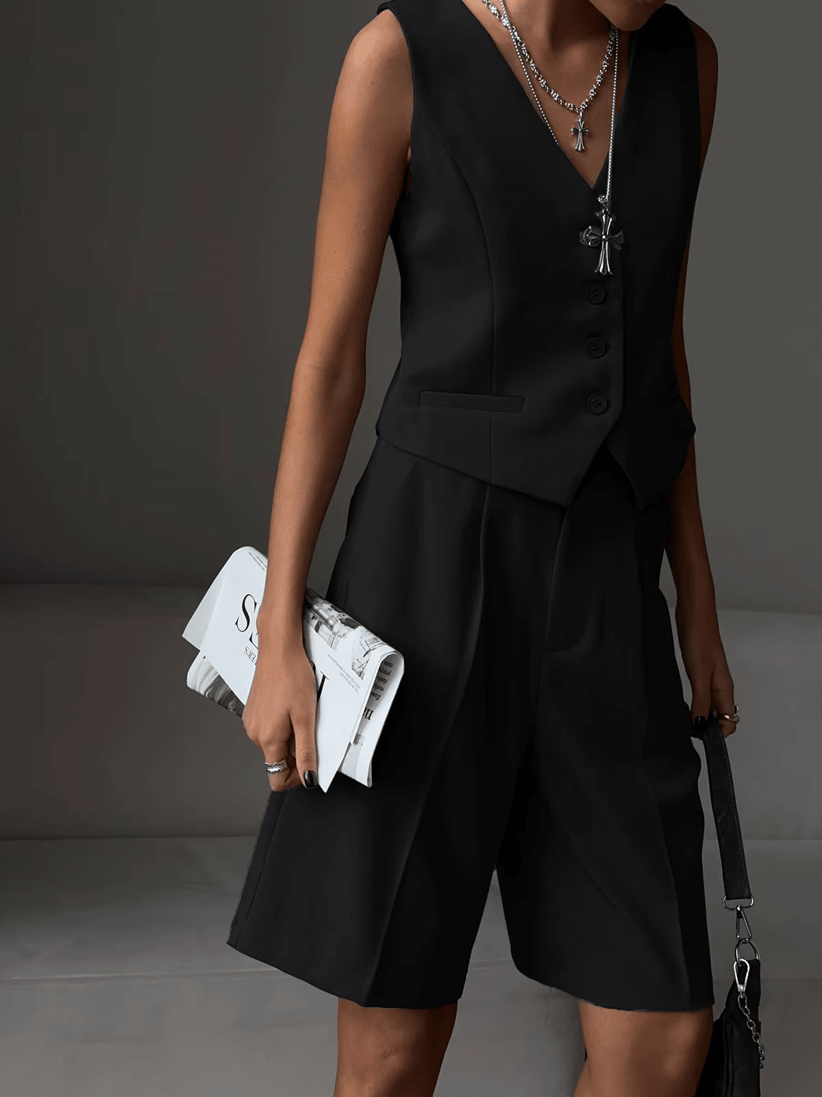 Blingy Smart Set – Kamizelka i Szorty